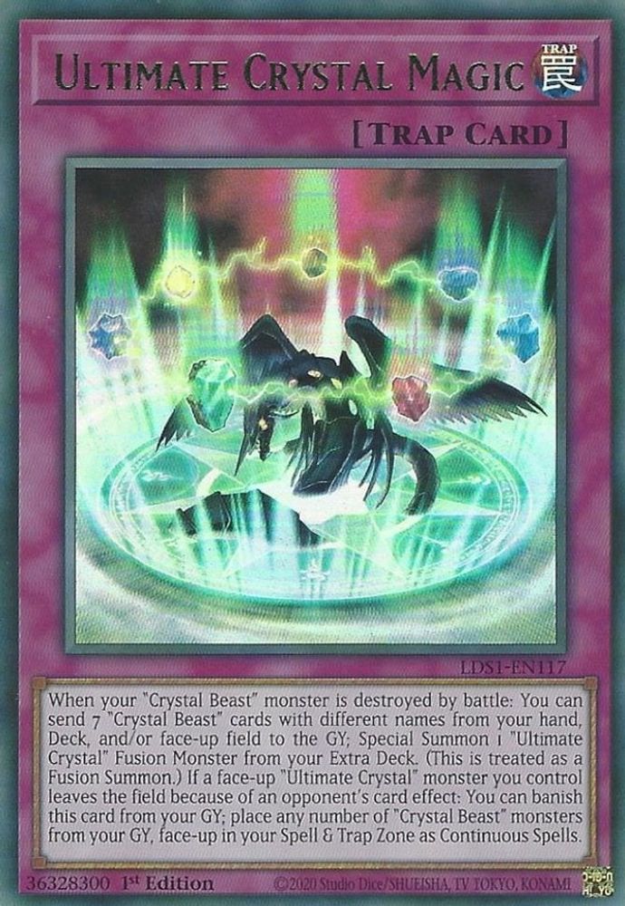 Magie de cristal ultime (vert) [LDS1-EN117] Ultra rare 