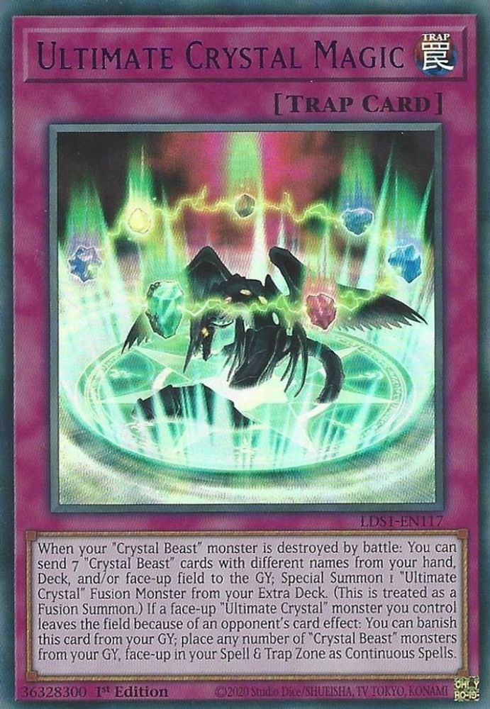 Ultimate Crystal Magic (Purple) (LDS1-EN117) - Ultra Rare