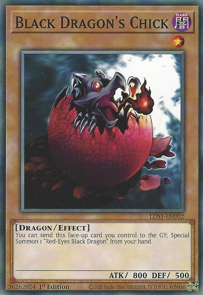 Black Dragon's Chick (LDS1-EN002) - Common