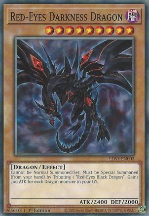 Red-Eyes Darkness Dragon (LDS1-EN003) - Legendary Duelists: Season 1 1st Edition