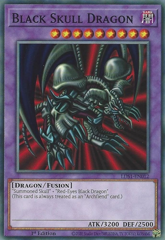 Black Skull Dragon (LDS1-EN012) - Common
