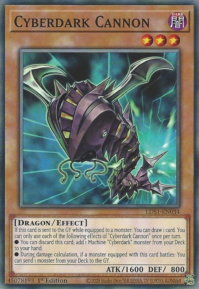 Cyberdark Cannon (LDS1-EN034) - Common