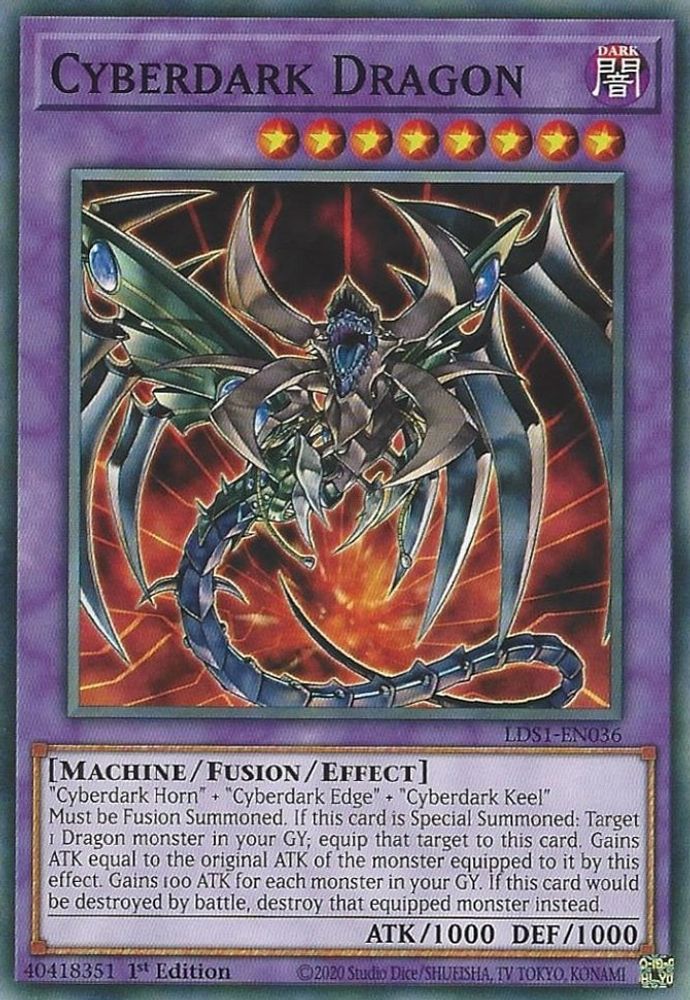 Dragon Cyberdark [LDS1-EN036] Commun 
