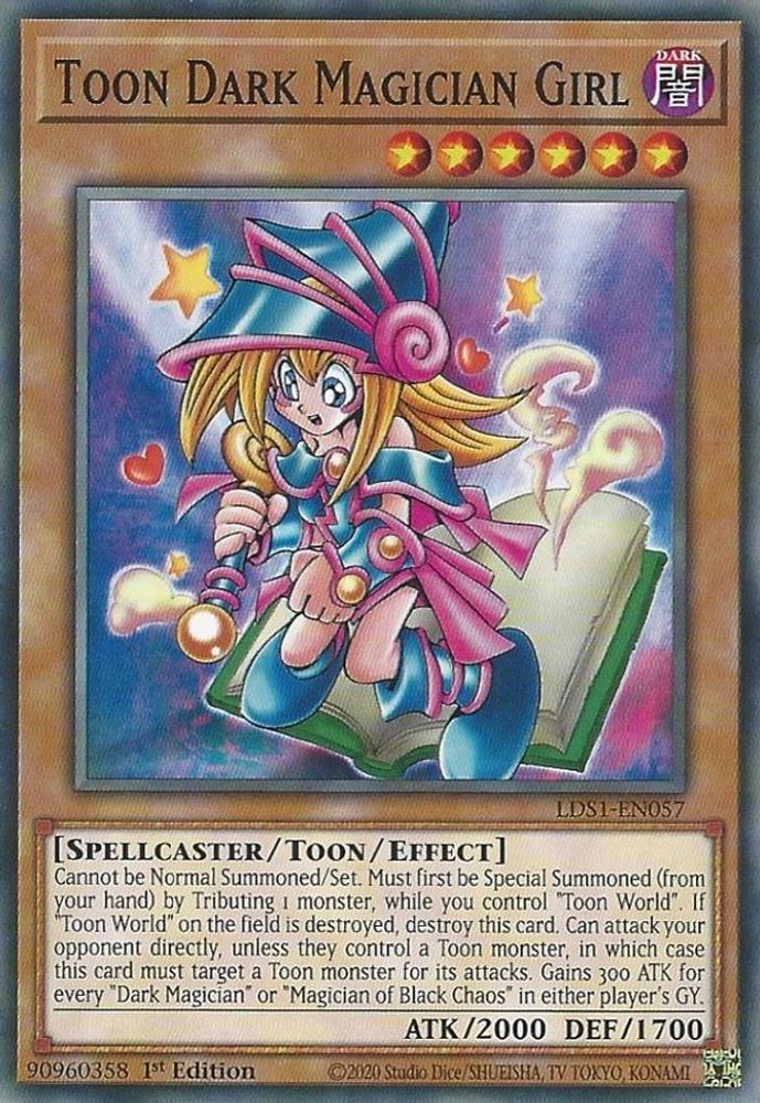 Toon Dark Magician Girl (LDS1-EN057) - Common