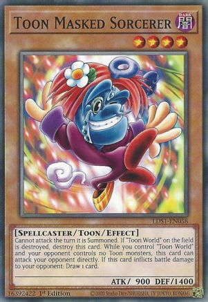 Toon Masked Sorcerer [LDS1-EN058] Common