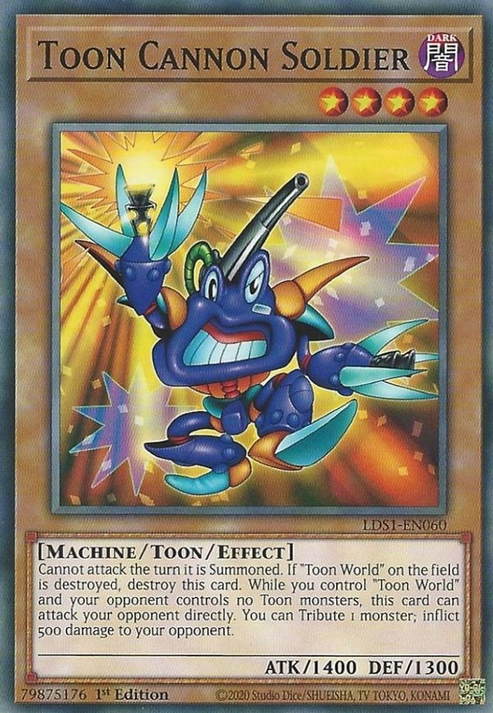 Toon Cannon Soldier (LDS1-EN060) - Common