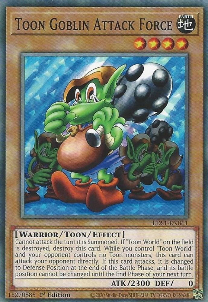 Toon Goblin Attack Force (LDS1-EN061) - Common