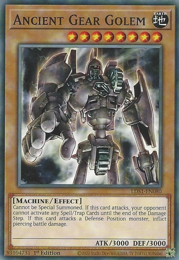 Ancient Gear Golem (LDS1-EN080) - Common