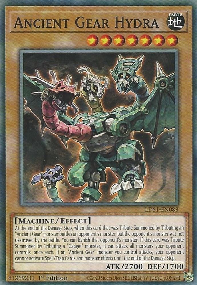 Ancient Gear Hydra (LDS1-EN083) - Common