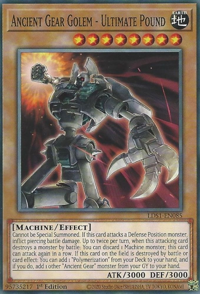 Ancient Gear Golem - Ultimate Pound (LDS1-EN085) - Common