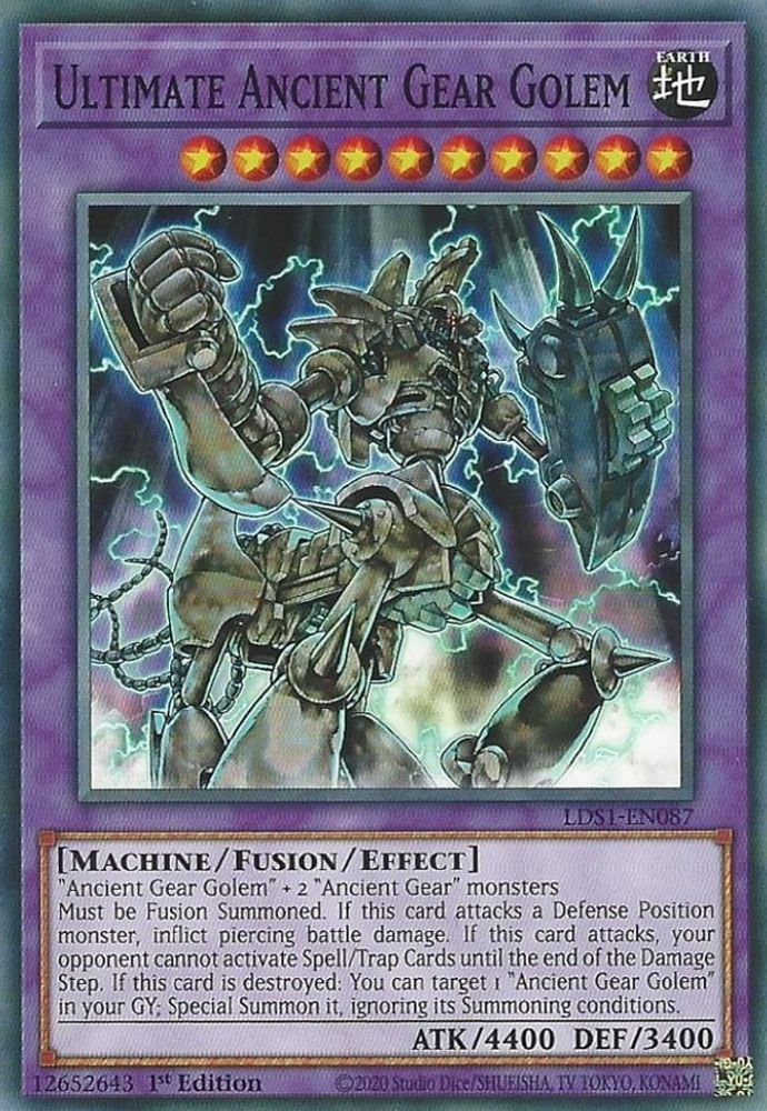 Ultimate Ancient Gear Golem (LDS1-EN087) - Common