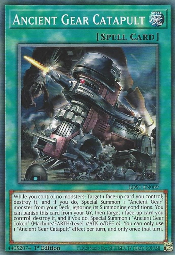 Ancient Gear Catapult (LDS1-EN089) - Common