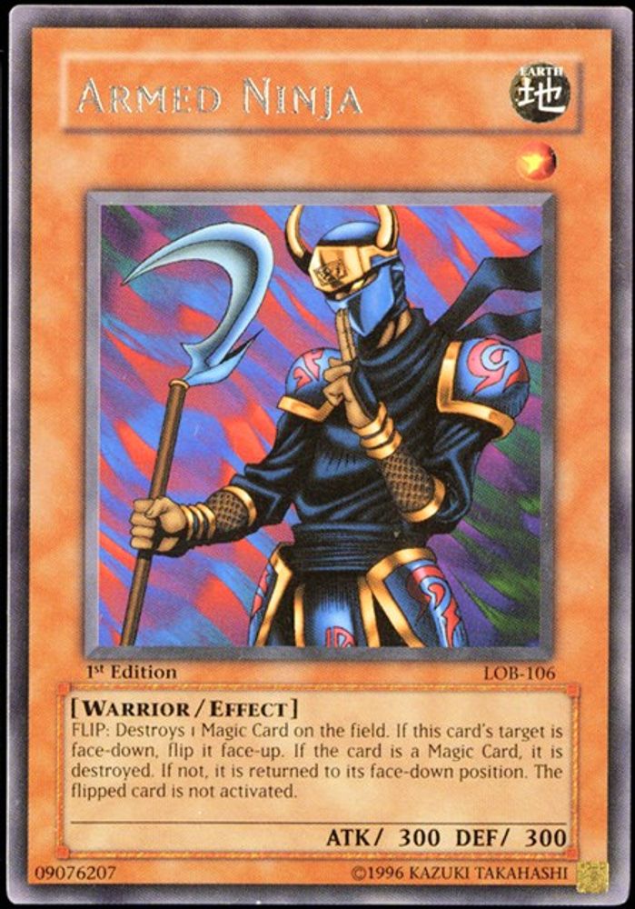 Armed Ninja (LOB-106) - Rare