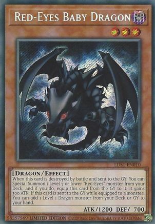 Bébé dragon aux yeux rouges [LDS1-EN010] Secret Rare 