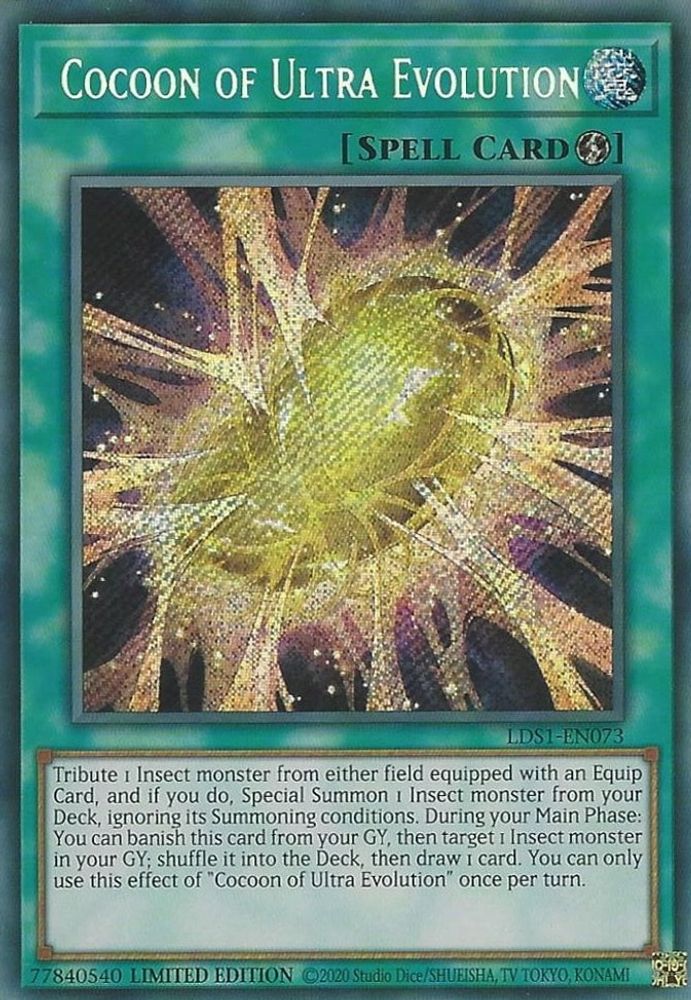 Cocoon of Ultra Evolution (LDS1-EN073) - Secret Rare