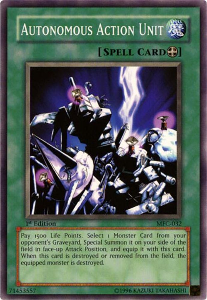 Autonomous Action Unit (MFC-032) - Common