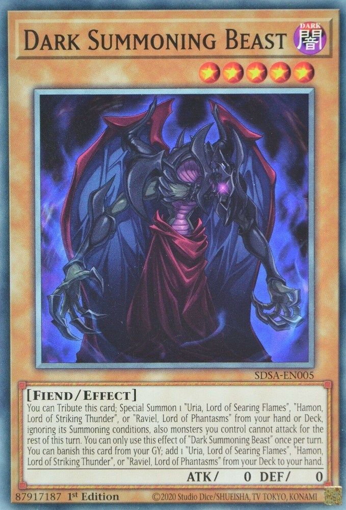 Dark Summoning Beast (SDSA-EN005) - Common
