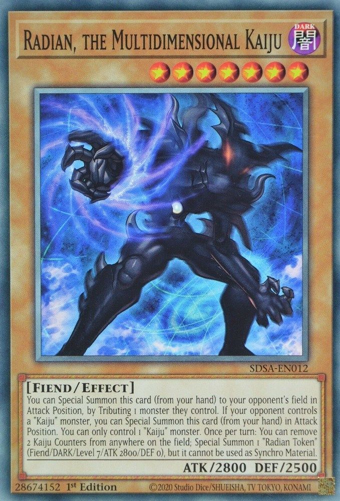 Radian, the Multidimensional Kaiju (SDSA-EN012) - Common