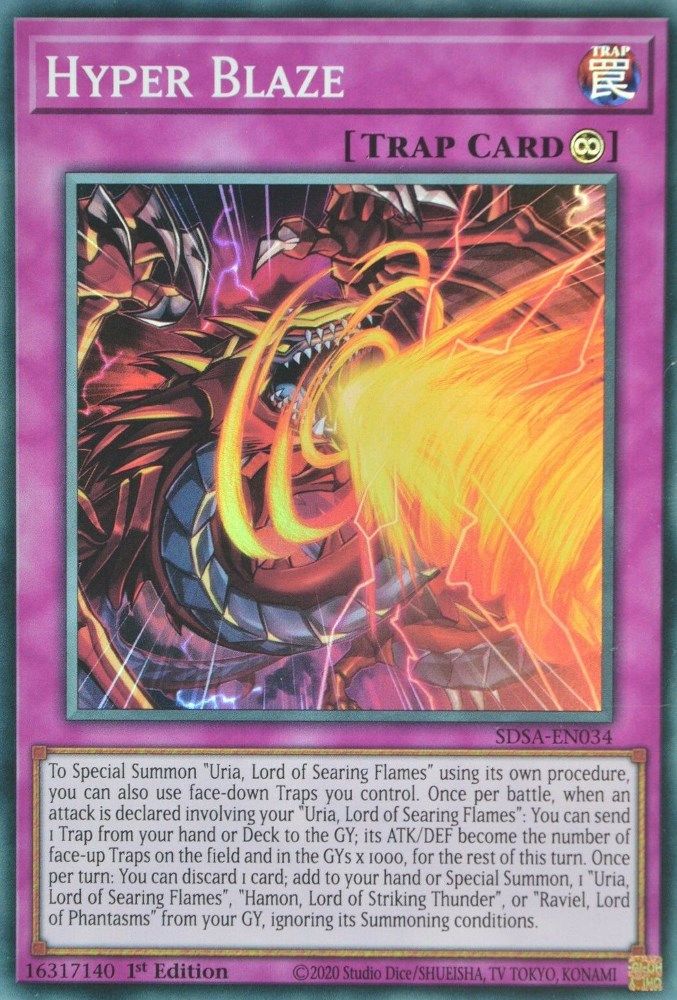 Hyper Blaze [SDSA-EN034] Super Rare 