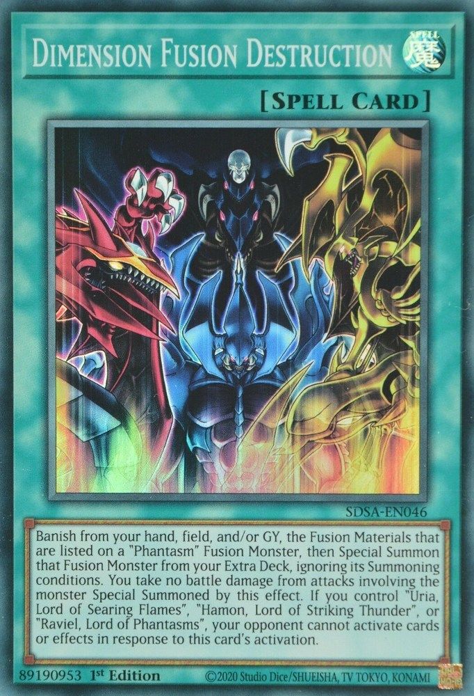 Dimension Fusion Destruction (SDSA-EN046) - Super Rare