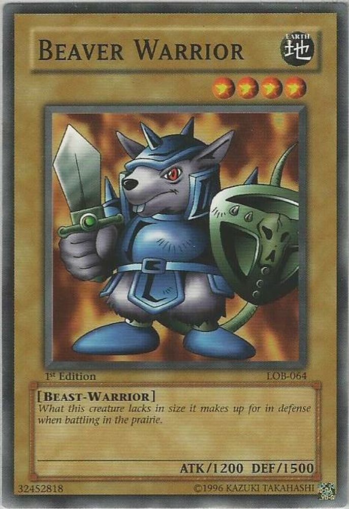 Beaver Warrior (LOB-064) - Common