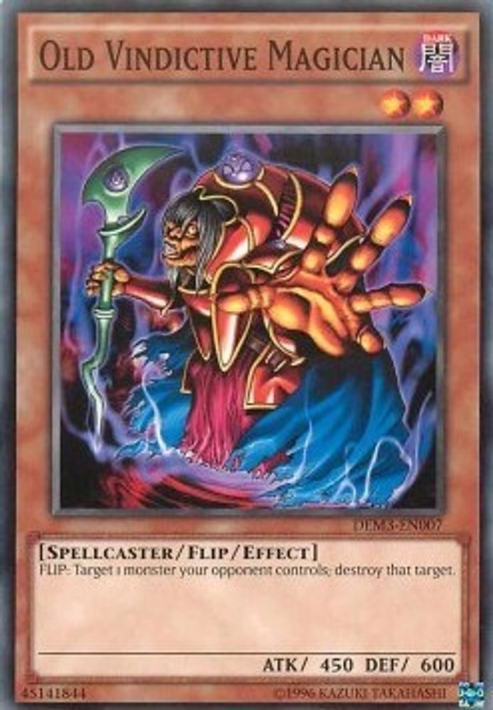 Old Vindictive Magician (DEM3-EN007) - Common