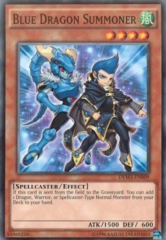 Blue Dragon Summoner (DEM3-EN009) - Common