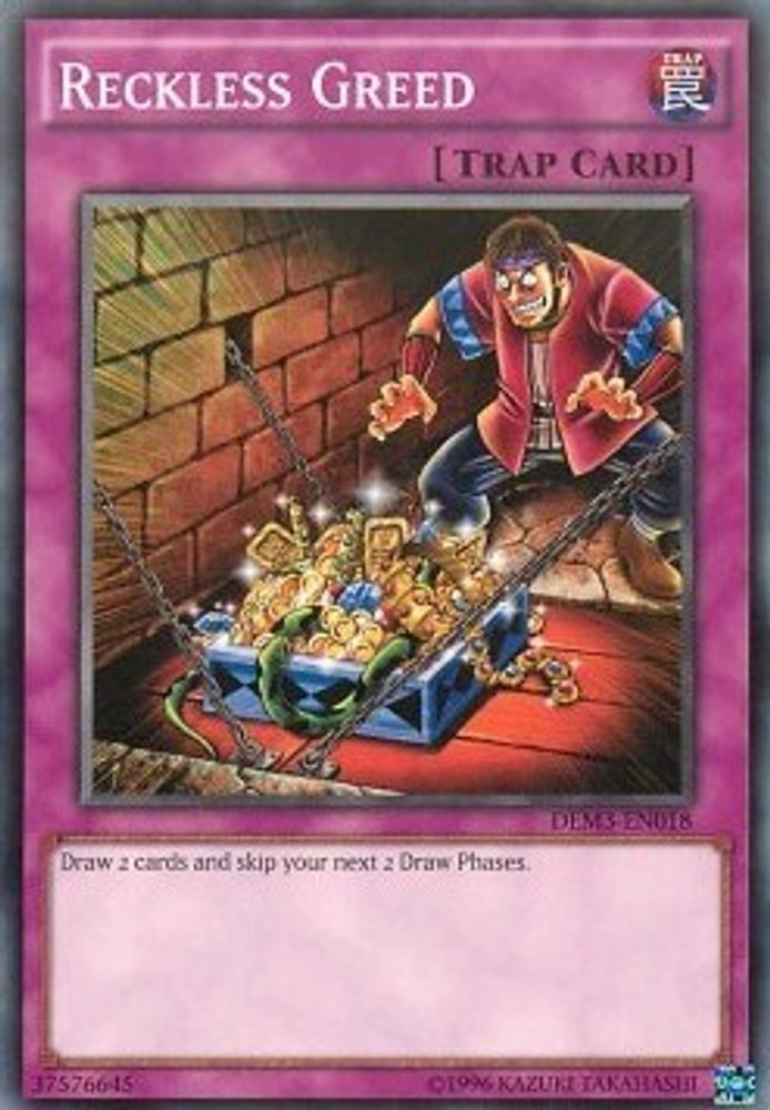 Reckless Greed (DEM3-EN018) - Common