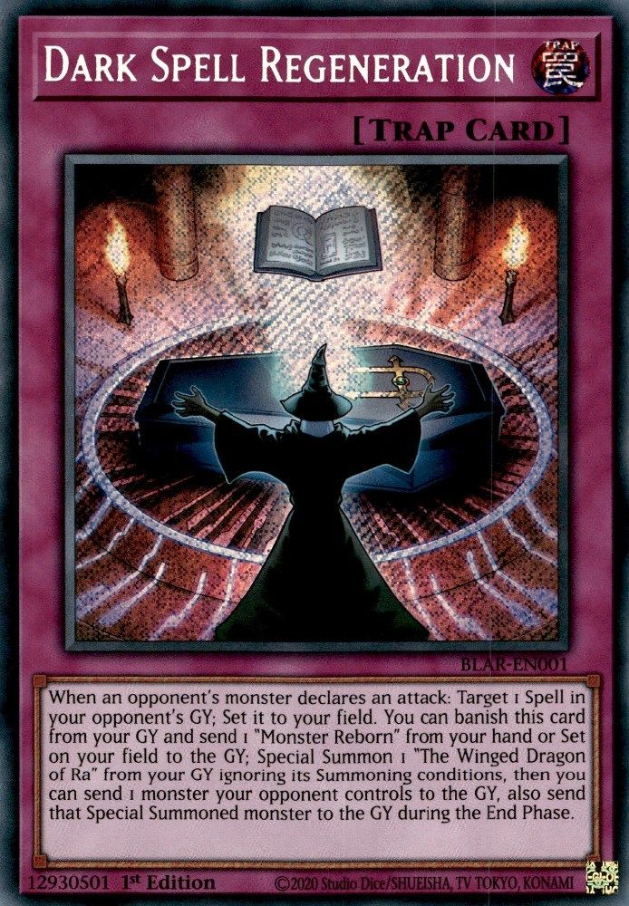 Dark Spell Regeneration (BLAR-EN001) - Secret Rare