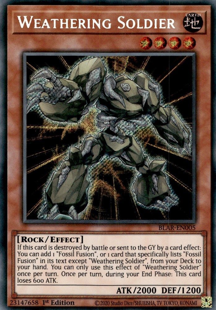 Weathering Soldier (BLAR-EN005) - Secret Rare