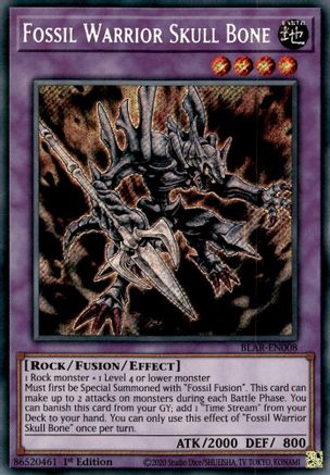 Fossil Warrior Skull Bone [BLAR-EN008] Secret Rare