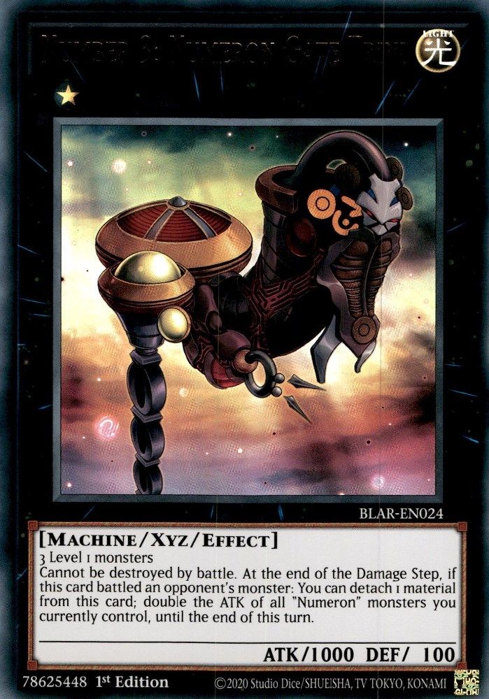 Number 3: Numeron Gate Trini (BLAR-EN024) - Ultra Rare