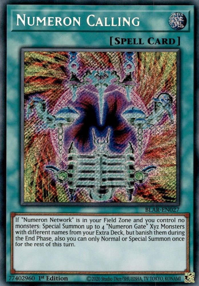 Numeron Calling (BLAR-EN027) - Secret Rare