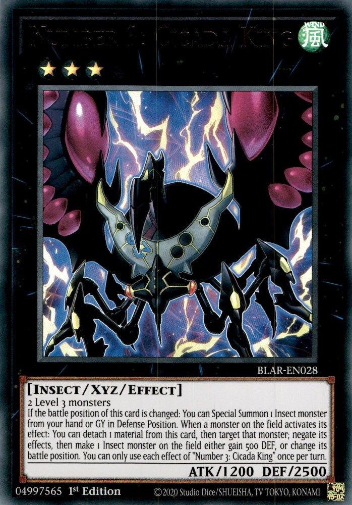Number 3: Cicada King (BLAR-EN028) - Ultra Rare