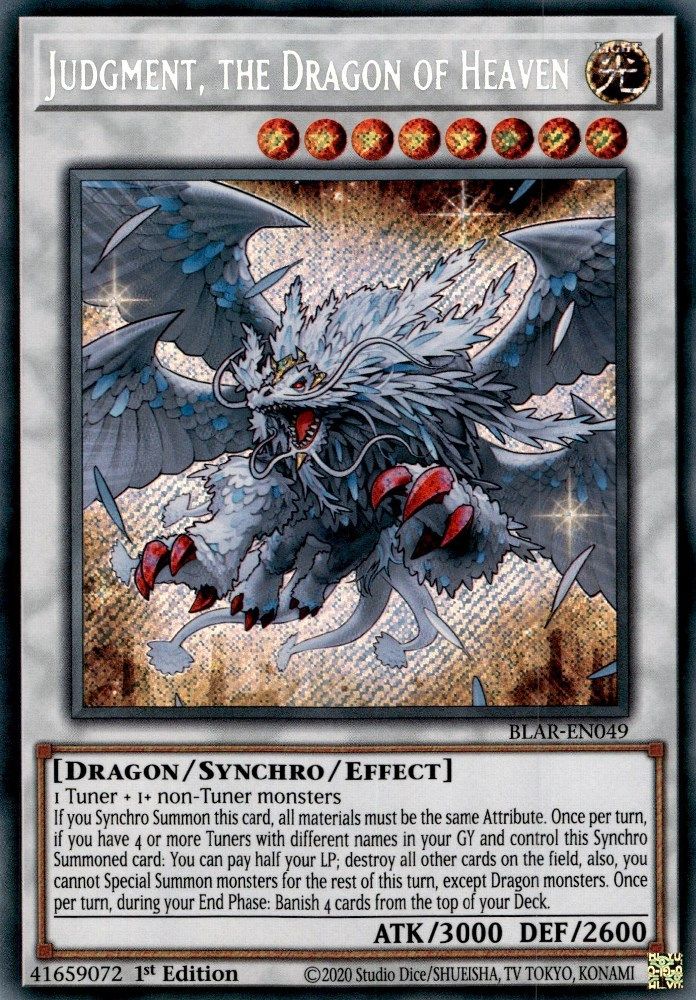 Jugement, le Dragon du Ciel [BLAR-EN049] Secret Rare 