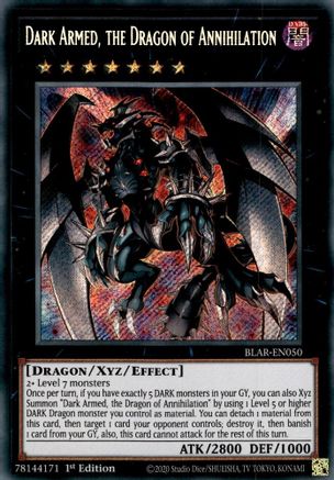 Dark Armed, the Dragon of Annihilation [BLAR-EN050] Secret Rare