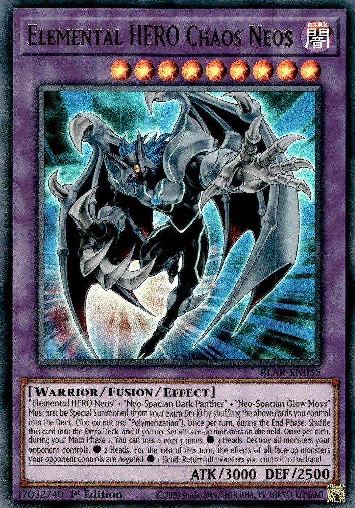 Elemental HERO Chaos Neos (BLAR-EN055) - Ultra Rare