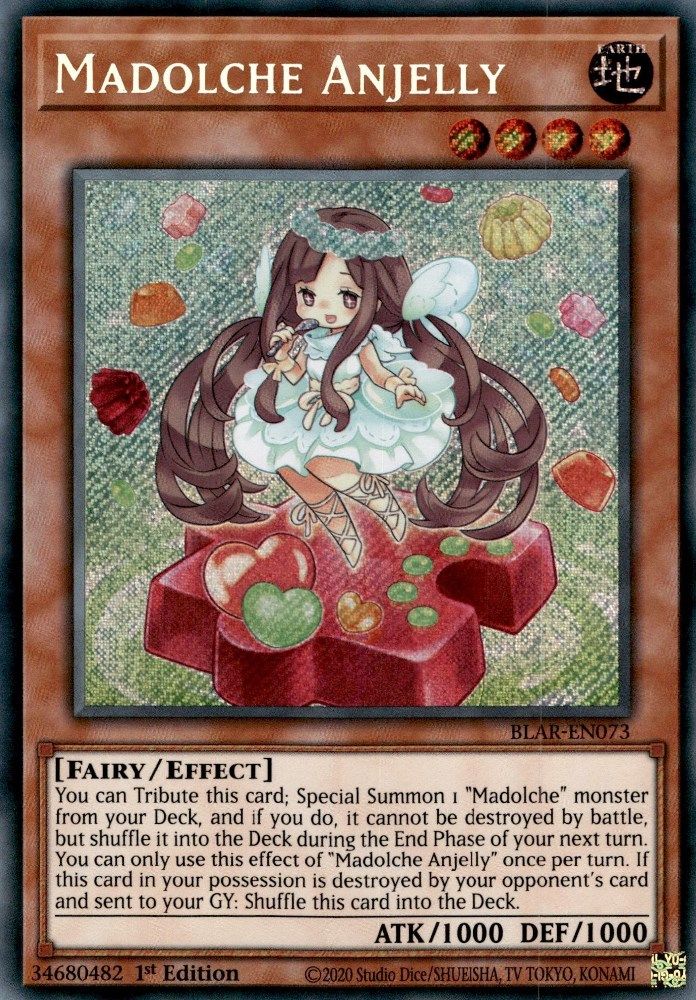 Madolche Anjelly (BLAR-EN073) - Secret Rare