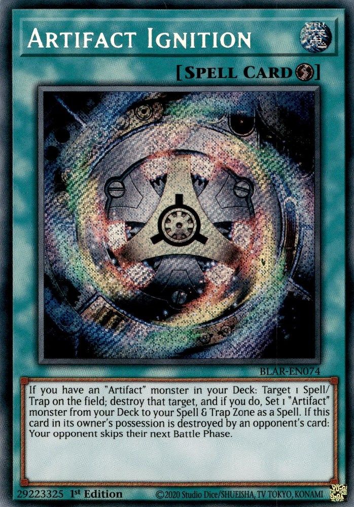Artifact Ignition (BLAR-EN074) - Secret Rare