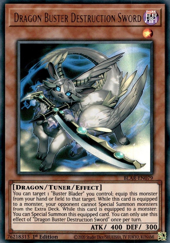 Épée de destruction Dragon Buster [BLAR-EN079] Ultra rare 