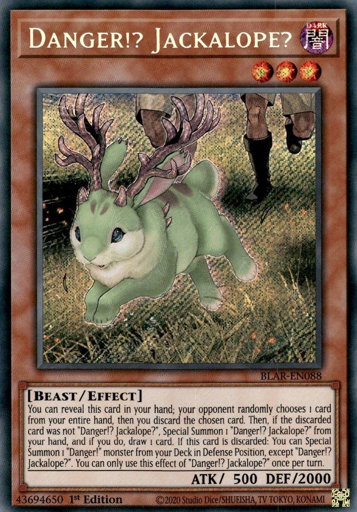 Danger!? Jackalope? (BLAR-EN088) - Secret Rare