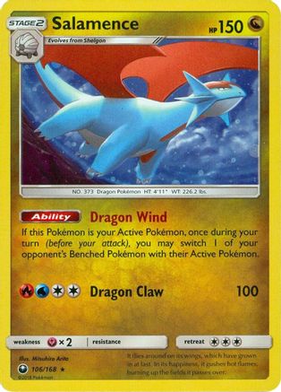 Salamence (Cosmos Holo) 106/168  - Holofoil - Promo