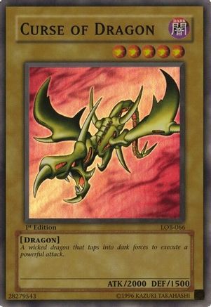 Curse of Dragon (LOB-066) - Super Rare