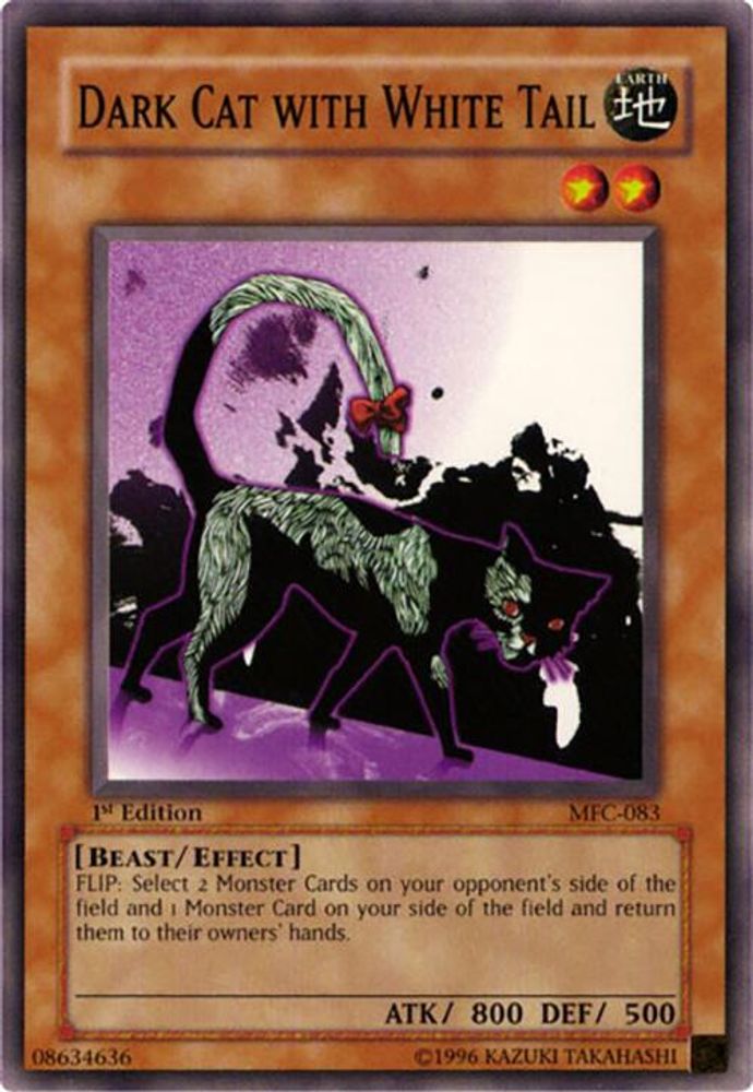 Dark Cat with White Tail (MFC-083) - Common