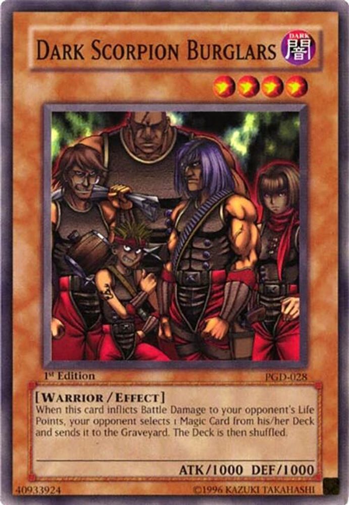 Dark Scorpion Burglars (PGD-028) - Common