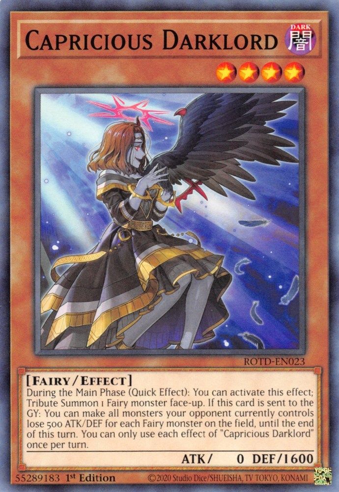 Capricious Darklord (ROTD-EN023) - Common