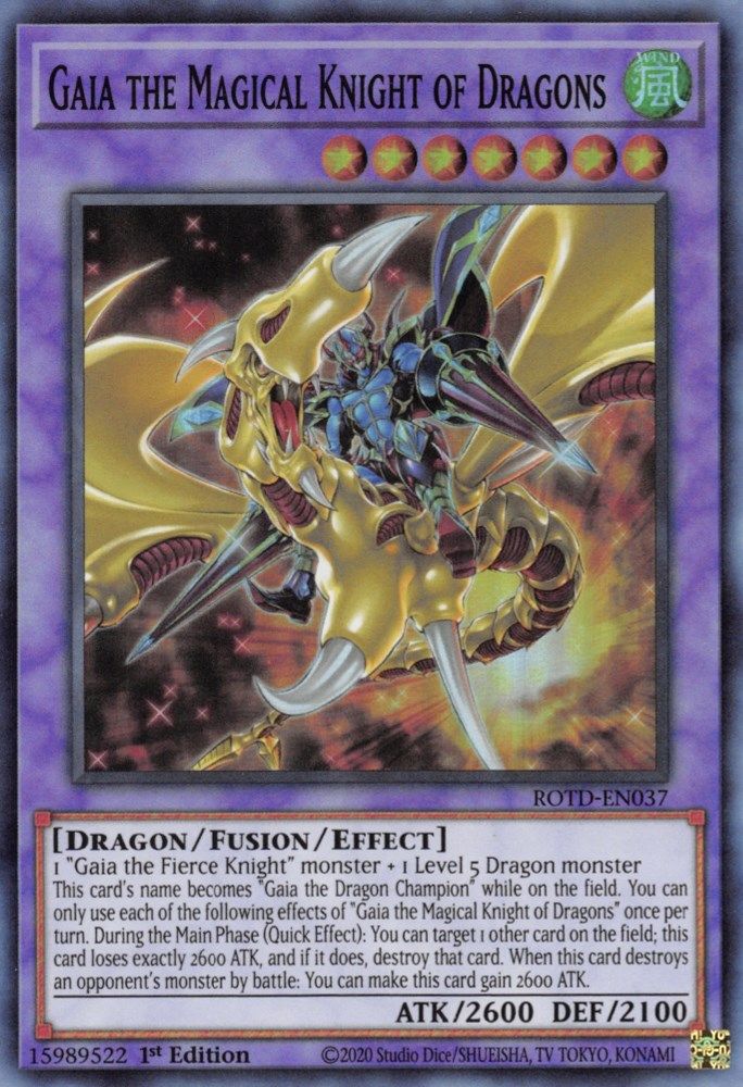 Gaia le chevalier magique des dragons [ROTD-EN037] Super Rare 