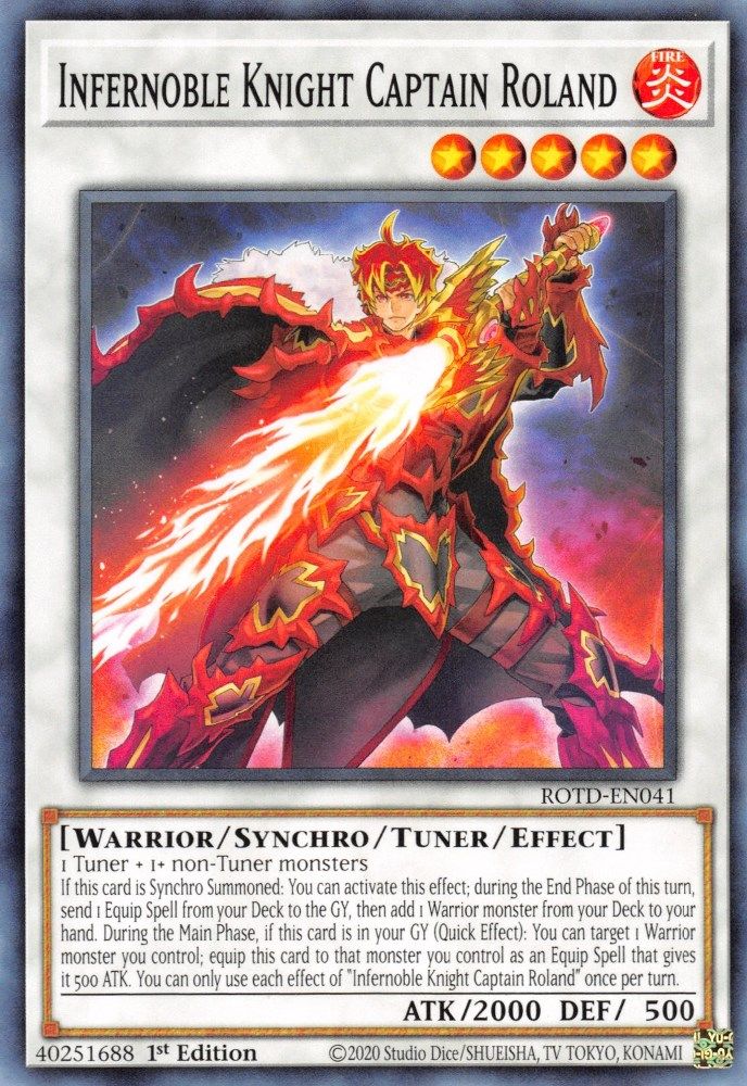 Infernoble Knight Captain Roland (ROTD-EN041) - Common