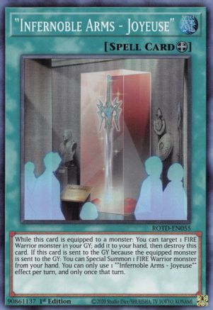 "Infernoble Arms - Joyeuse" [ROTD-EN055] Super Rare 