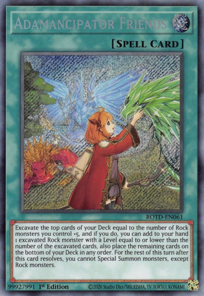 Amis Adamancipator [ROTD-EN061] Secret Rare 